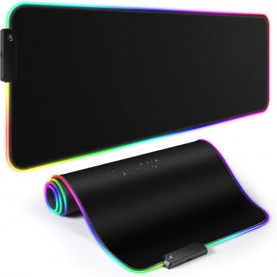 Custom gaming RGB LED mouse pad 